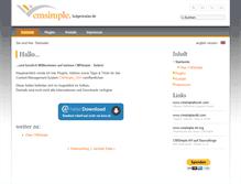 Tablet Screenshot of cmsimple.holgerirmler.de
